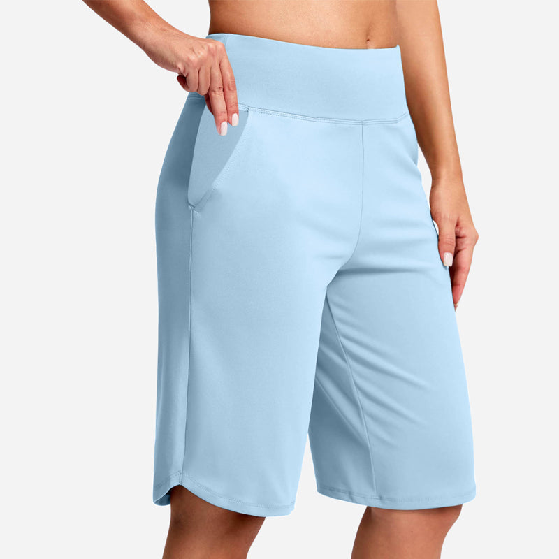 【🔥S-2XL】🩳Női magas derekú jógashort zsebekkel
