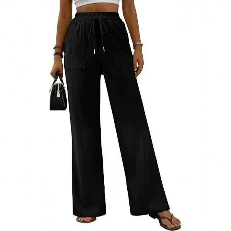 【S-2XL】👖Női előnyös szabású, széles szárú nadrág