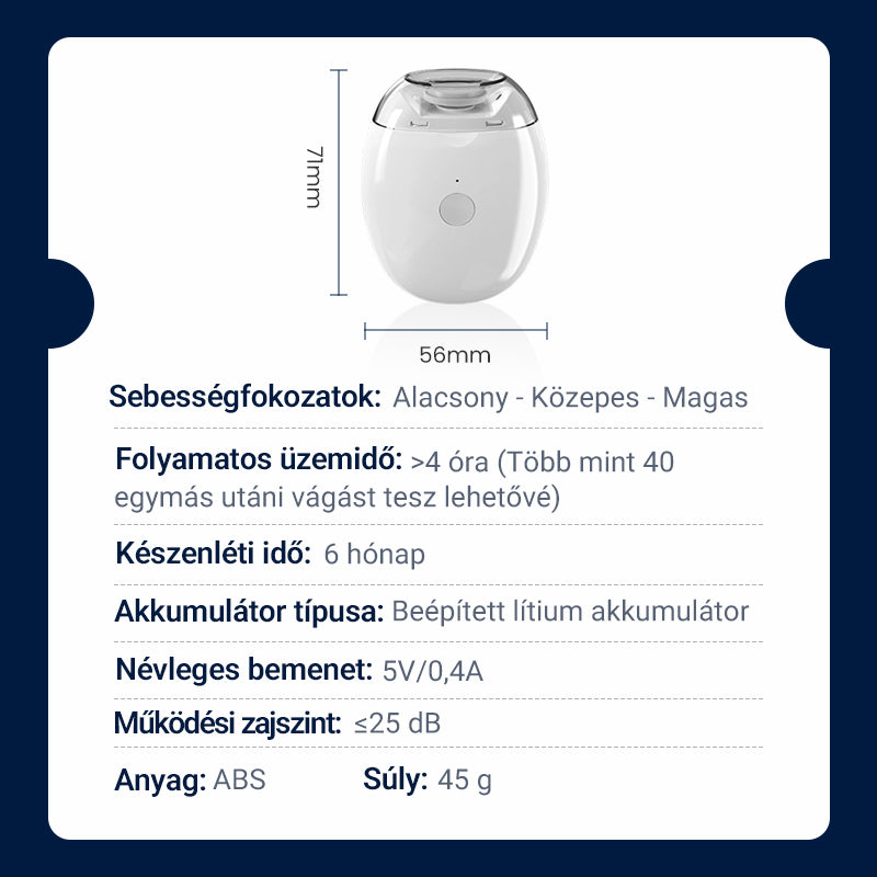 【🔥1+1 ingyenes】💅Automatikus körömreszelő