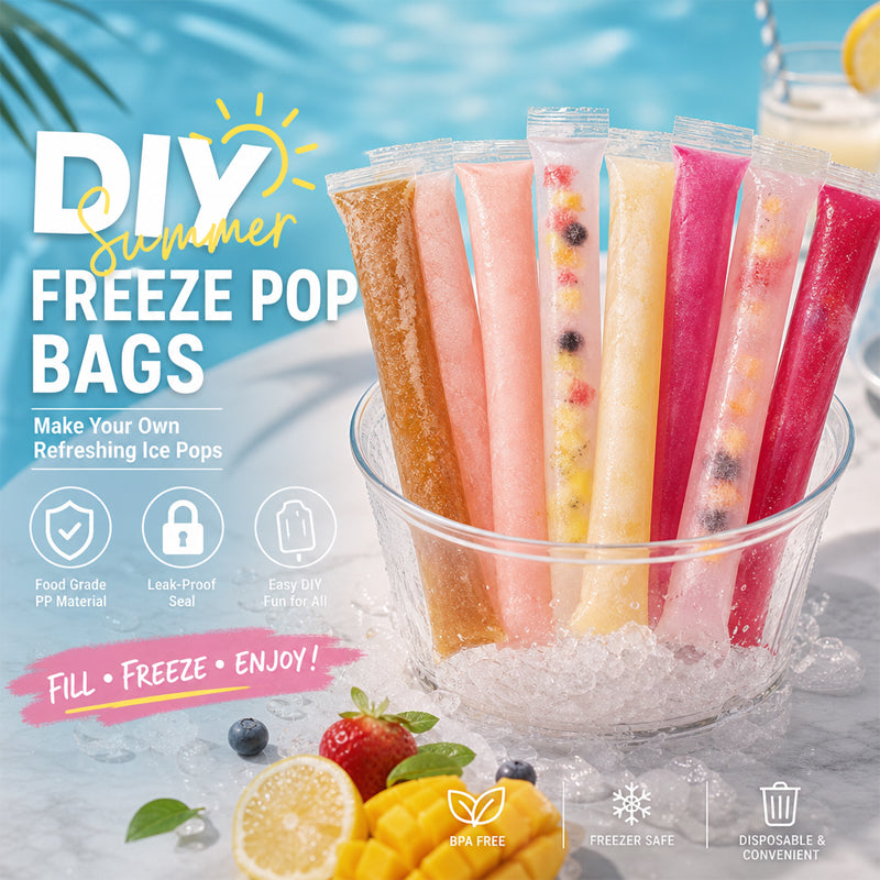 🍦Eldobható jégkrémes zacskók – Házi jégkrém-formák saját kezűleg