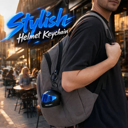 【🔥1+1 ingyen】🏍️Újszerű mini motoros sisakos kulcstartó