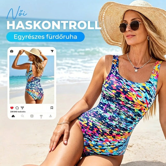 🏖️🩱Női mintás egyrészes fürdőruha