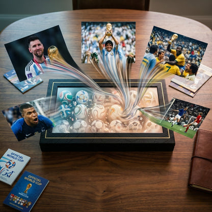 🏆⚽ Kézzel készített mini focilabda-kollekció (1970–2026) – 🎉2026-os világbajnoksági akció