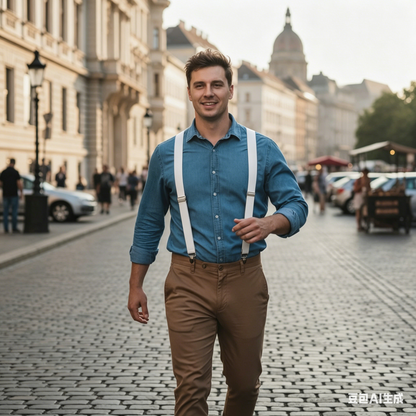 【🔥Legnépszerűbb termékek】👖Férfi munkaruha nadrág vállpánttal