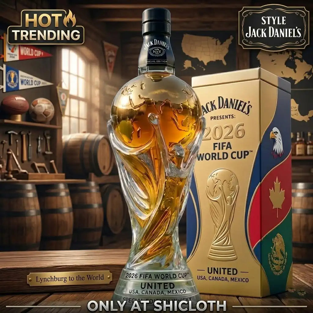 🏆⚽ 2026-os FIFA világbajnokság különkiadású whisky-palack