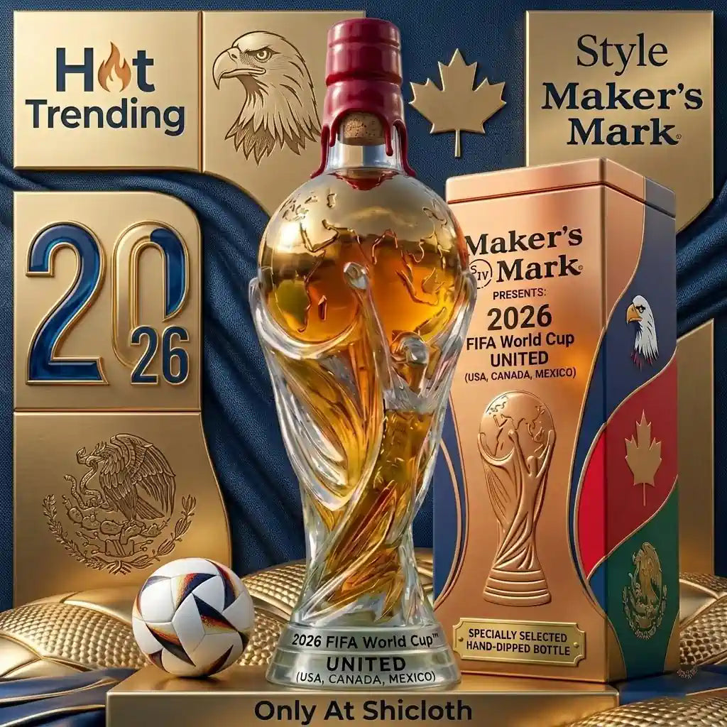 🏆⚽ 2026-os FIFA világbajnokság különkiadású whisky-palack