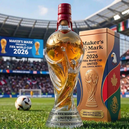 🏆⚽ 2026-os FIFA világbajnokság különkiadású whisky-palack