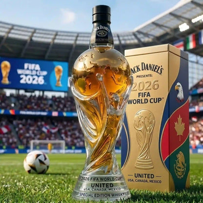🏆⚽ 2026-os FIFA világbajnokság különkiadású whisky-palack