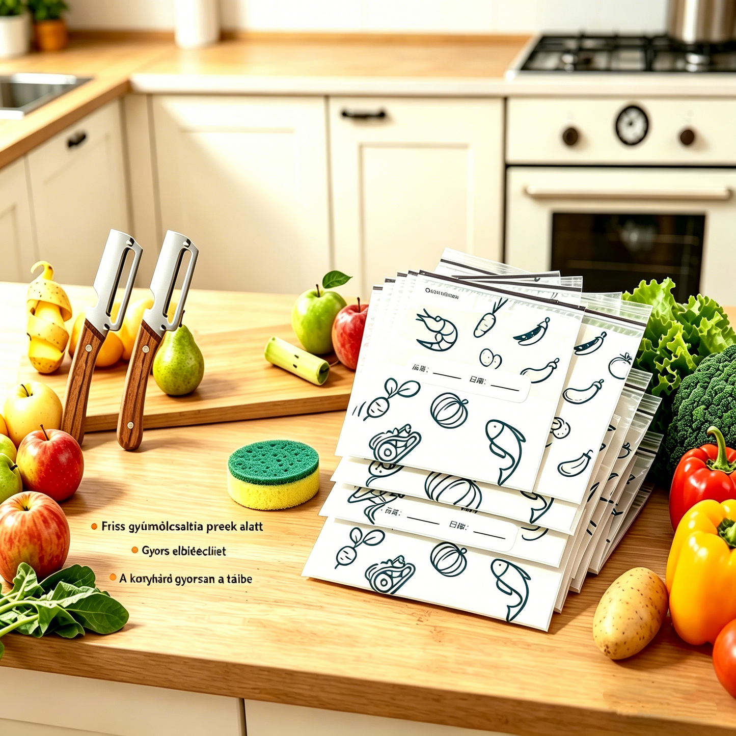 【🔥354 termék maradt】🥕Többfunkciós Konyhakés