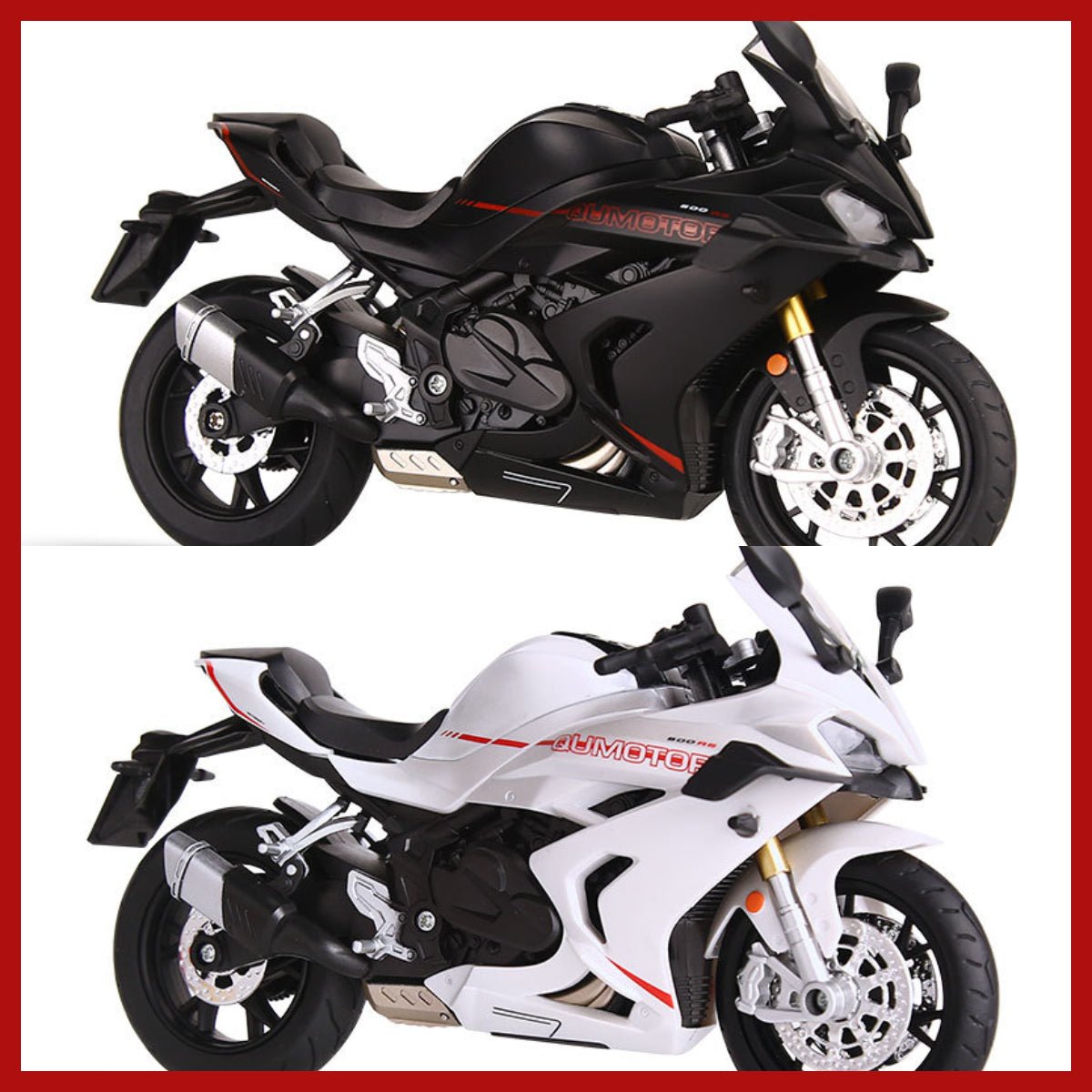 🏍️Motorkerékpár modell 1:12 méretarányban