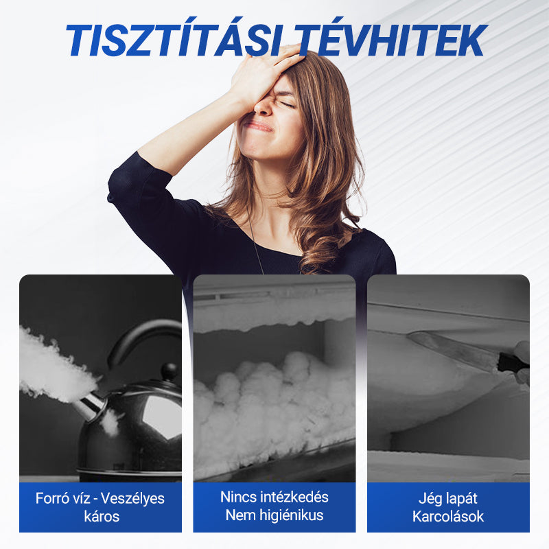 【🔥1+1 ingyen】🧊Leolvasztó spray hűtő-fagyasztóhoz