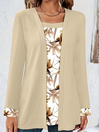 【S-2XL】👚Női alkalmi divatos patchwork felső