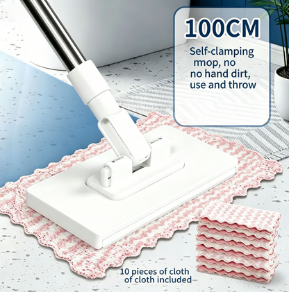 🧹Négyszögletes lapos felmosó - 🧼Adj új életet a szobádnak