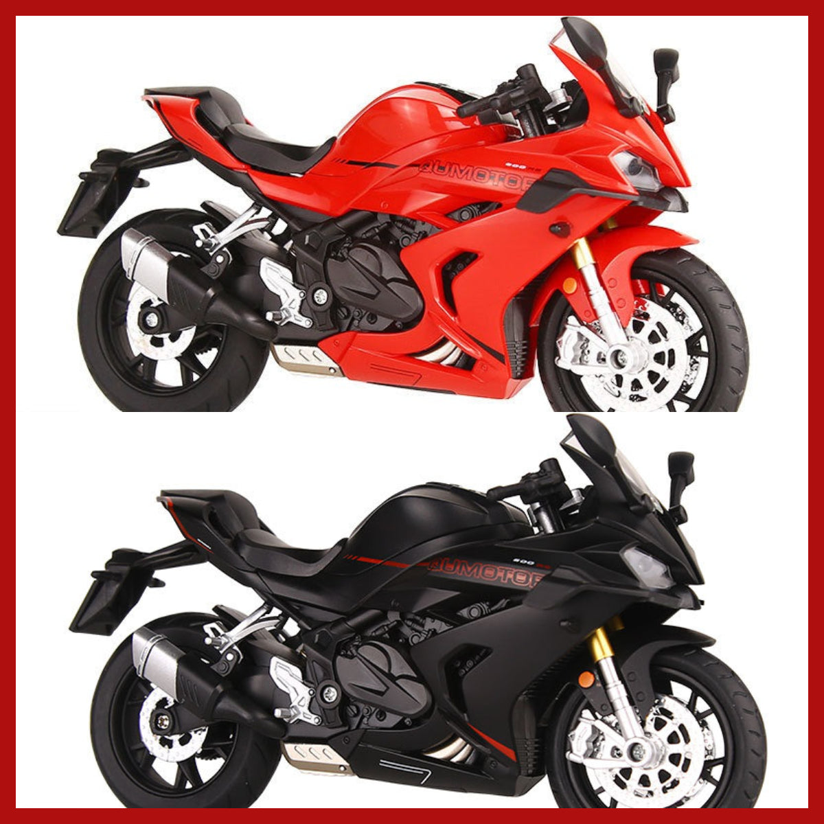🏍️Motorkerékpár modell 1:12 méretarányban