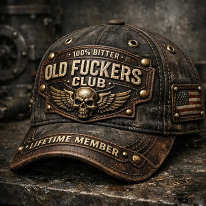 ✨Old Fuckers Club - 🧢3D-s retro baseball sapka