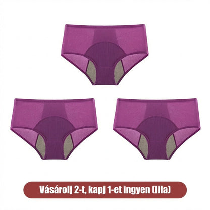 【🔥1 készlet 3 db】💖Magas derékú, szivárgásgátló funkcióval ellátott higiéniai bugyi