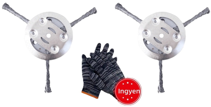 🔥 Cserélhető vágófej fűnyíróhoz / szálvágóhoz – acél vágófej fűnyíráshoz 🌿✂️⚙️