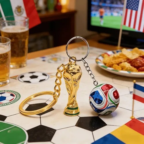 🏆⚽ 2026-os világbajnokság kulcstartó