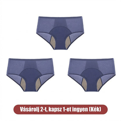 【🔥1 készlet 3 db】💖Magas derékú, szivárgásgátló funkcióval ellátott higiéniai bugyi