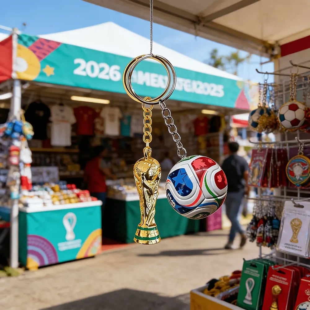 🏆⚽ 2026-os világbajnokság kulcstartó