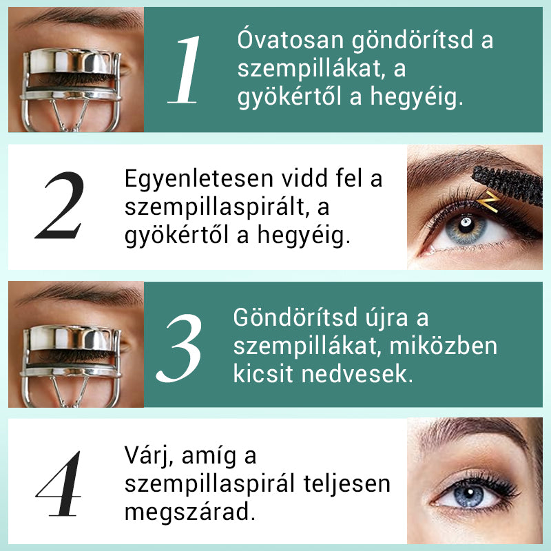 【🔥1+1 ingyen】💄Végső Hosszúságú és Göndörítő Szempillaspirál Készlet