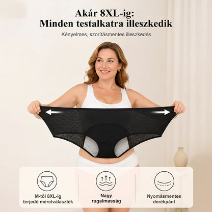 【🔥1 készlet 3 db】💖Magas derékú, szivárgásgátló funkcióval ellátott higiéniai bugyi