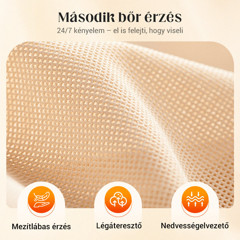 【🔥1 készlet 10 pár】🧦Uniszex láthatatlan korrekciós ötujjú zokni
