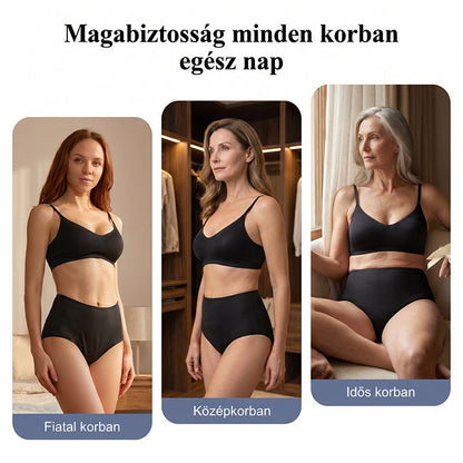 【🔥1 készlet 3 db】💖Magas derékú, szivárgásgátló funkcióval ellátott higiéniai bugyi