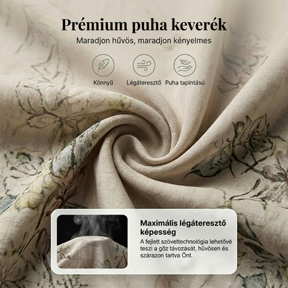 【S-3XL】🌸Női mintás, széles szárú, húzózsinóros nadrág