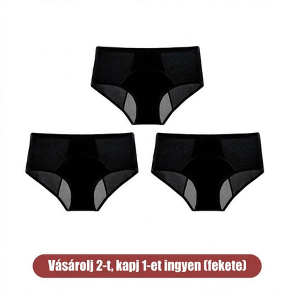 【🔥1 készlet 3 db】💖Magas derékú, szivárgásgátló funkcióval ellátott higiéniai bugyi