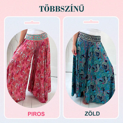 【🌸M-2XL】💕Elasztikus derekú nadrág etnikai mintával