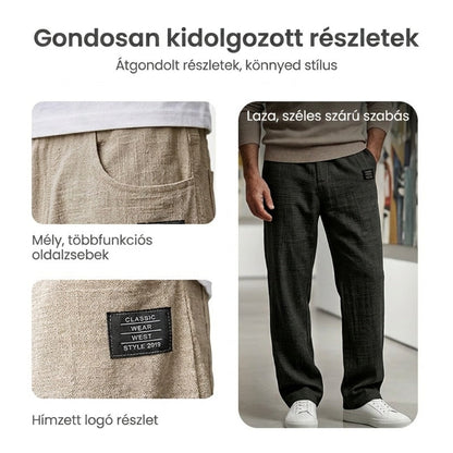 【✨S-5XL】👖Légáteresztő férfi egyenes nadrág