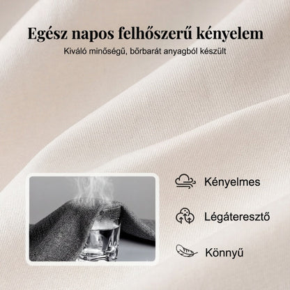 【🔥S-2XL】🌿Női  rugalmas derékú pamut-lenvászon széles szárú nadrág