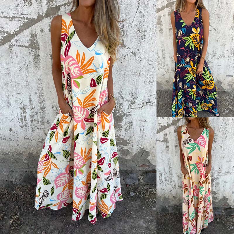 【S-3XL】🌺Laza, mintás ruha