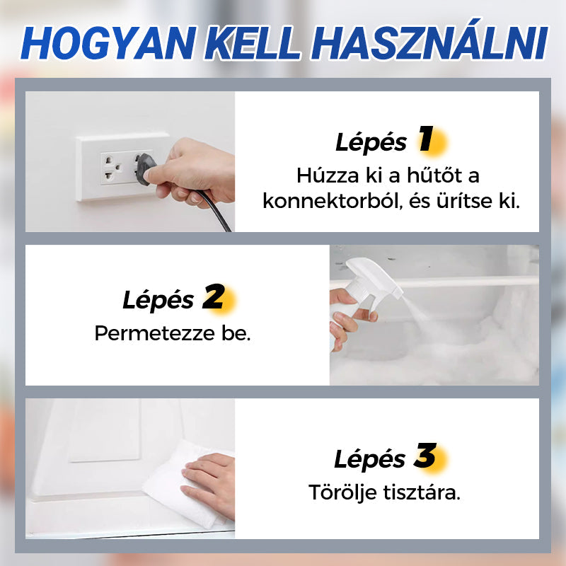 【🔥1+1 ingyen】🧊Leolvasztó spray hűtő-fagyasztóhoz