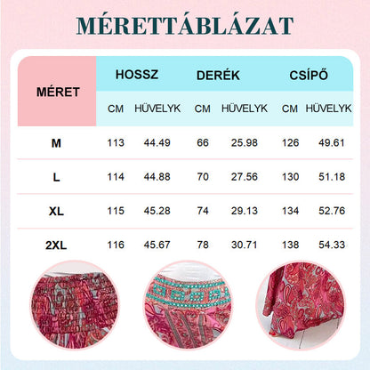 【🌸M-2XL】💕Elasztikus derekú nadrág etnikai mintával