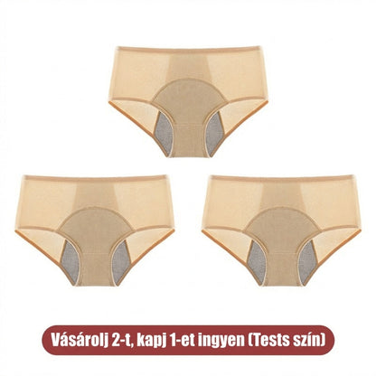 【🔥1 készlet 3 db】💖Magas derékú, szivárgásgátló funkcióval ellátott higiéniai bugyi