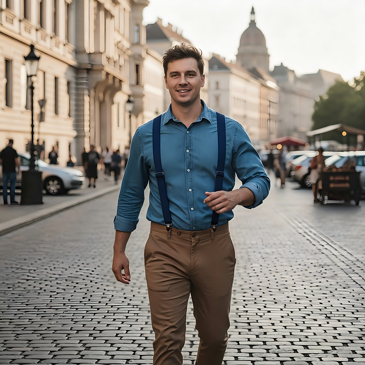 【🔥Legnépszerűbb termékek】👖Férfi munkaruha nadrág vállpánttal