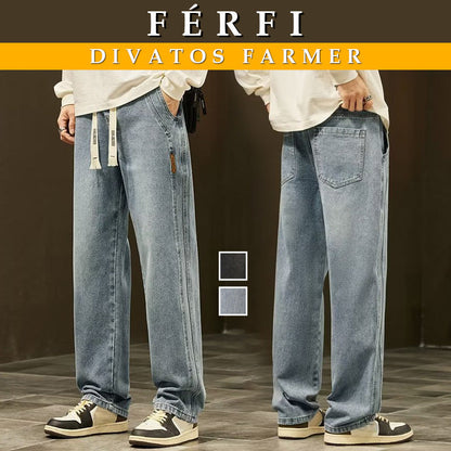 【🎉M-4XL】👖2026 Férfi laza, egyenes szabású farmer