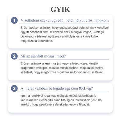 【🔥1 készlet 3 db】💖Magas derékú, szivárgásgátló funkcióval ellátott higiéniai bugyi