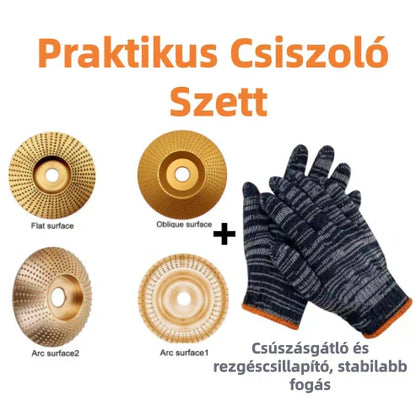 🔥Asztalos csiszolótárcsa – sarokcsiszolóhoz, késélezés és polírozás egyben