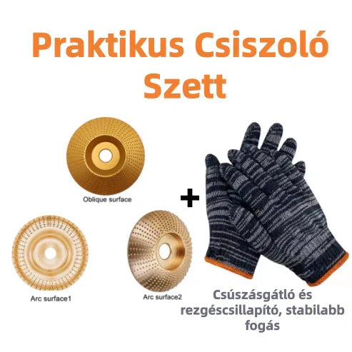 🔥Asztalos csiszolótárcsa – sarokcsiszolóhoz, késélezés és polírozás egyben