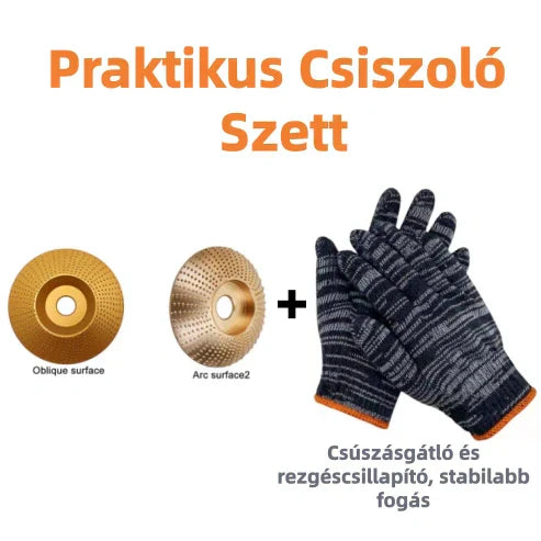 🔥Asztalos csiszolótárcsa – sarokcsiszolóhoz, késélezés és polírozás egyben