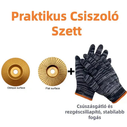 🔥Asztalos csiszolótárcsa – sarokcsiszolóhoz, késélezés és polírozás egyben