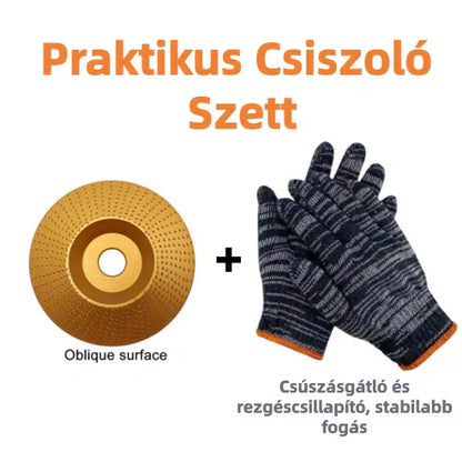 🔥Asztalos csiszolótárcsa – sarokcsiszolóhoz, késélezés és polírozás egyben
