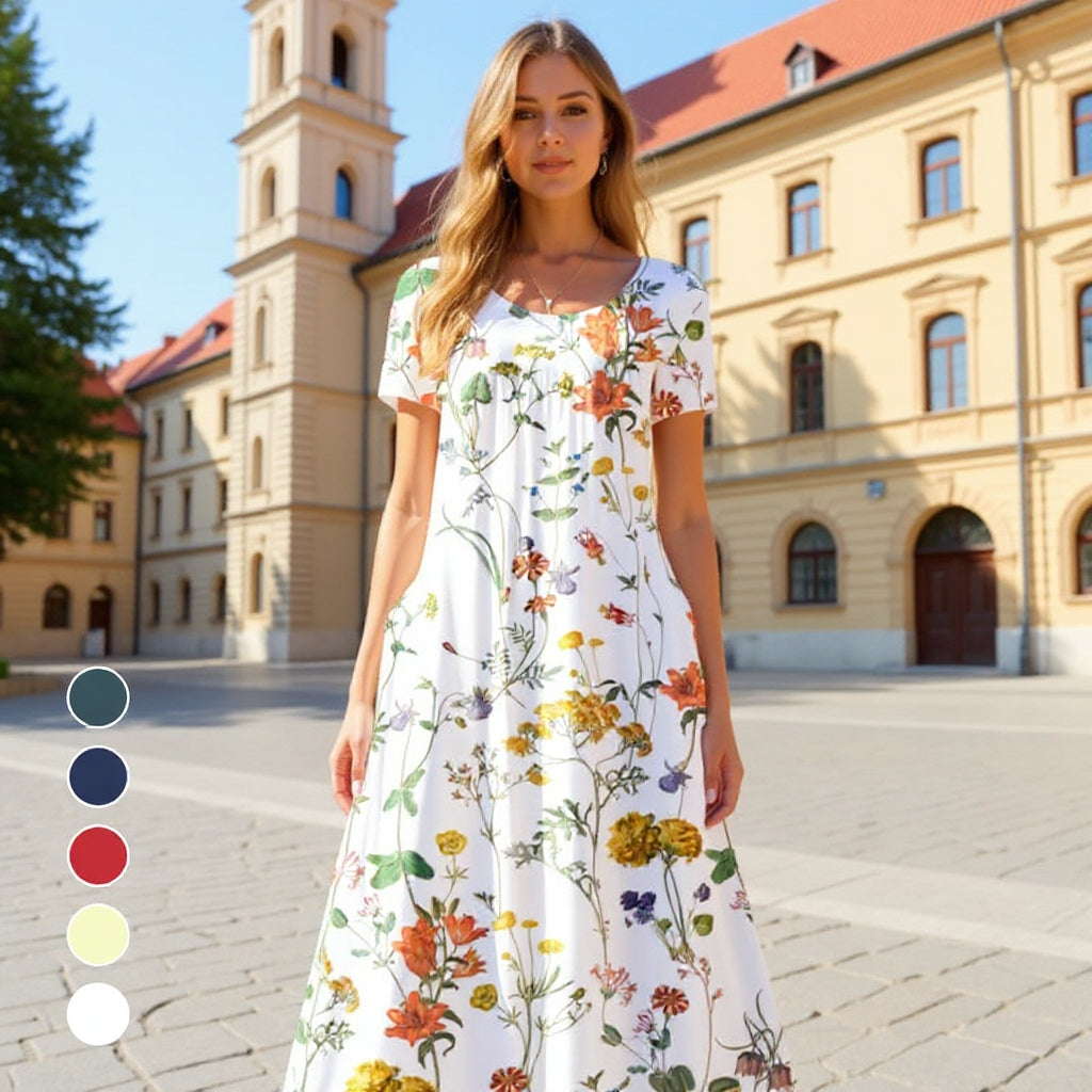 【S-3XL】💐Női maxi ruha virágos mintával