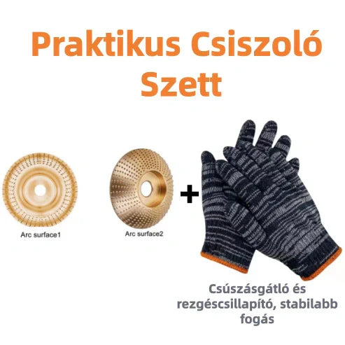 🔥Asztalos csiszolótárcsa – sarokcsiszolóhoz, késélezés és polírozás egyben