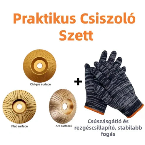 🔥Asztalos csiszolótárcsa – sarokcsiszolóhoz, késélezés és polírozás egyben
