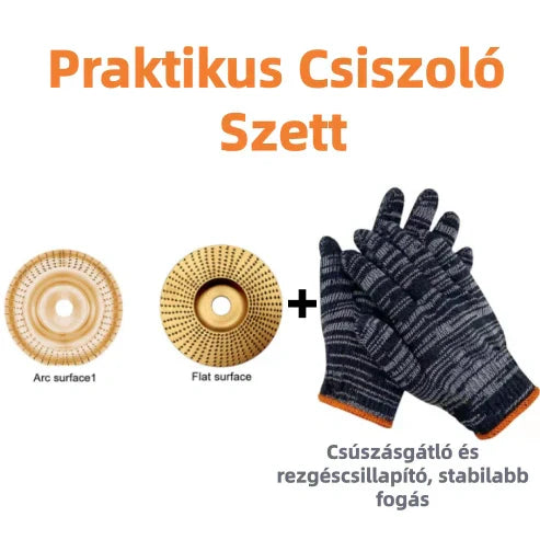 🔥Asztalos csiszolótárcsa – sarokcsiszolóhoz, késélezés és polírozás egyben