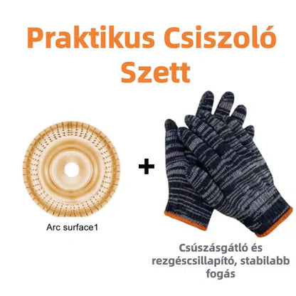 🔥Asztalos csiszolótárcsa – sarokcsiszolóhoz, késélezés és polírozás egyben